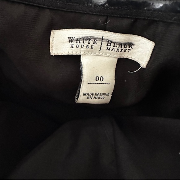 WHBM | Women’s Strapless Silk Little Black Dress size 00 - Picture 3 of 10